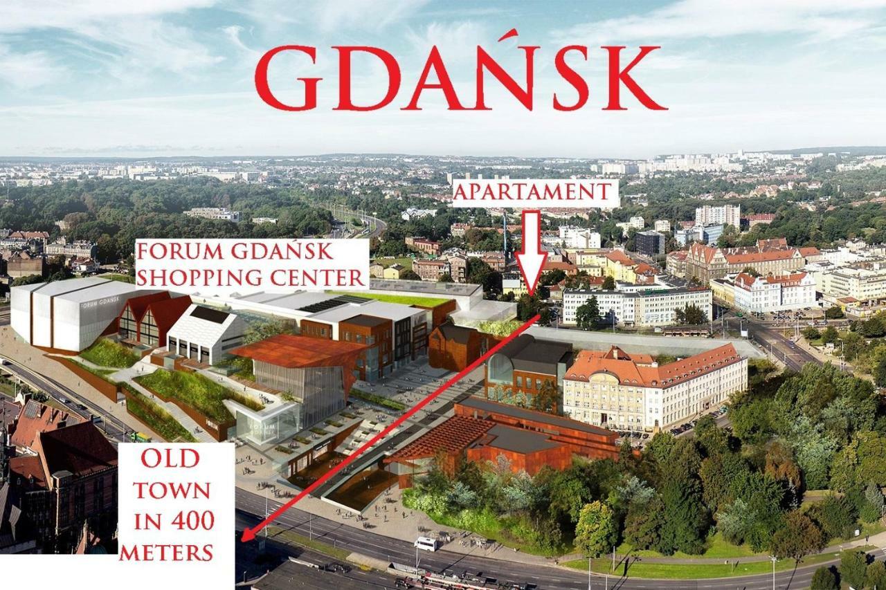 Berg Apartament Blue Gdańsk Exteriör bild