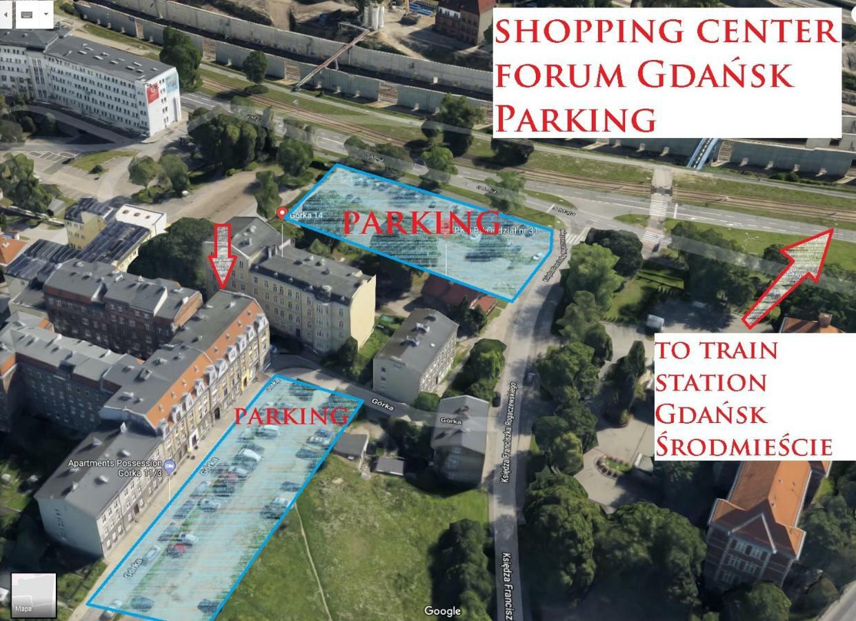 Berg Apartament Blue Gdańsk Exteriör bild